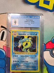 Gyarados Pokemon (2016) Evolutions - 34/108 Holo - CGC 9 Graded Card