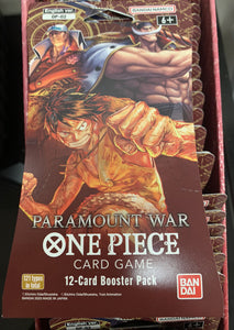 One Piece TCG Paramount War English Sleeved Booster Pack Jeffthrowcards One Piece TCG Paramount War English Sleeved Booster Pack Jeffthrowcards