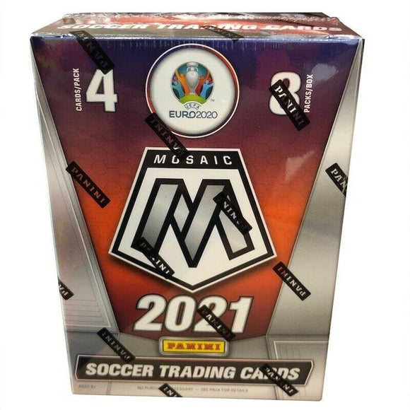 2020-21 Panini UEFA EURO 2020 Mosaic SEALED Blaster Box