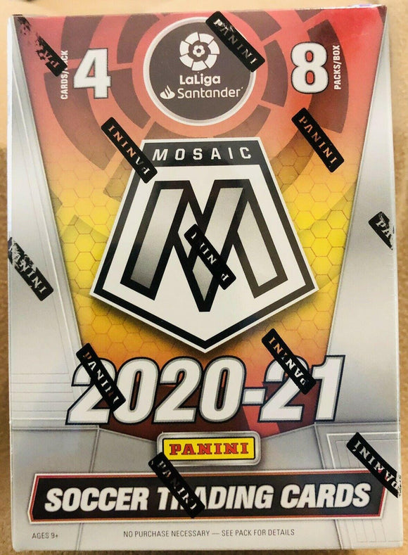 2020/21 Panini Mosaic La Liga Soccer 8-Pack Blaster Box