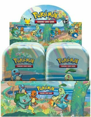 Pokemon Celebrations Mini Tins : Complete Display 8 Factory Sealed Tin Box