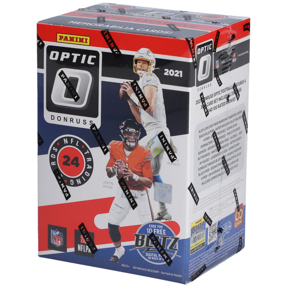 2021 Donruss Optic Football Factory Sealed Blaster Box - Fanatics Exclusive